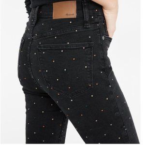 High-Rise Skinny Jeans: Metallic Rainbow Madewell